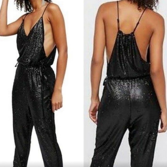 Sequins Free People Jumpsuit - Picture 1 of 5